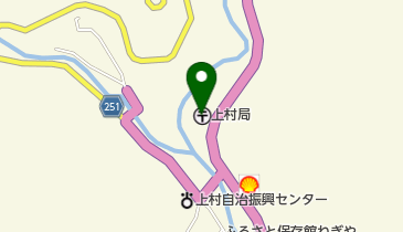 上村郵便局の地図画像