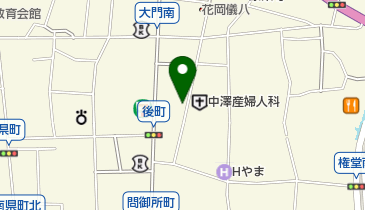 長野権堂郵便局の地図画像