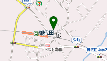 御代田郵便局の地図画像
