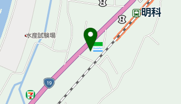 明科郵便局の地図画像