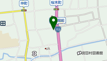 宮田郵便局の地図画像