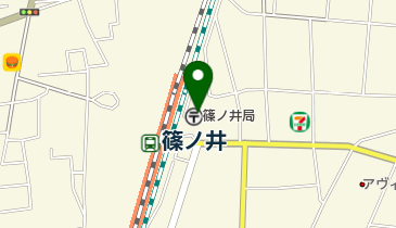 篠ノ井郵便局の地図画像