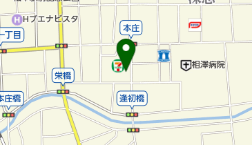 松本本庄郵便局の地図画像