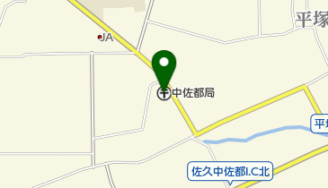 中佐都郵便局の地図画像