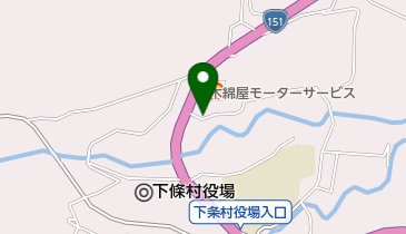 下条郵便局の地図画像