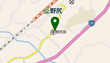 野尻郵便局の地図画像