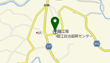 龍江郵便局の地図画像