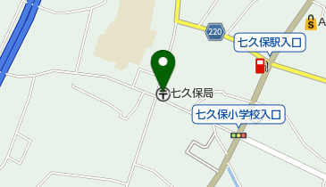 七久保郵便局の地図画像