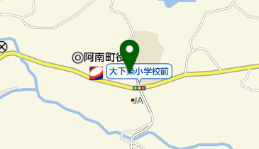 阿南町郵便局の地図画像