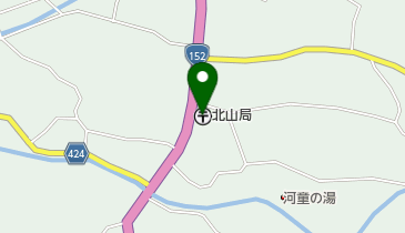 北山郵便局の地図画像