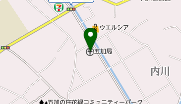 五加郵便局の地図画像