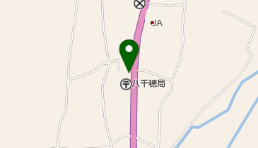 八千穂郵便局の地図画像