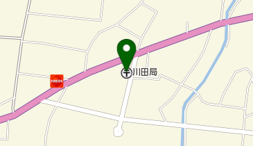 川田郵便局の地図画像