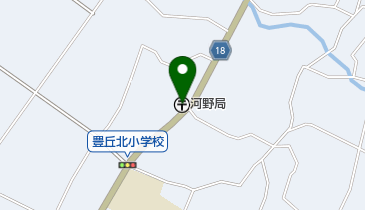 河野郵便局の地図画像