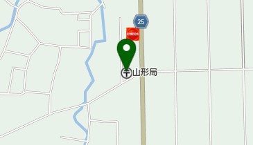 山形郵便局の地図画像