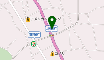 須坂坂田郵便局の地図画像