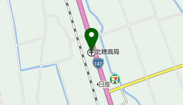 北穂高郵便局の地図画像