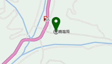 鹿塩郵便局の地図画像