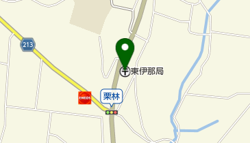 東伊那郵便局の地図画像