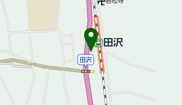 田沢郵便局の地図画像