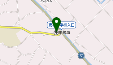 更級郵便局の地図画像