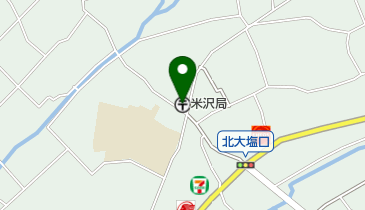 米沢郵便局の地図画像