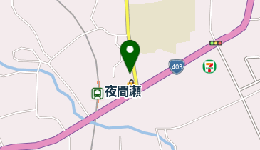 夜間瀬郵便局の地図画像