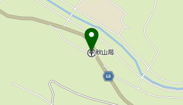 秋山郵便局の地図画像