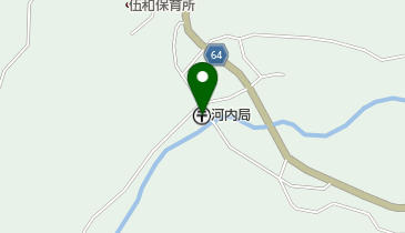 河内郵便局の地図画像