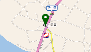 生野郵便局の地図画像