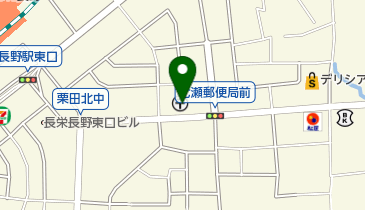 長野七瀬郵便局の地図画像