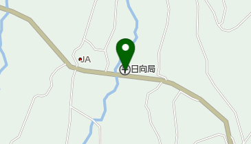 日向郵便局の地図画像