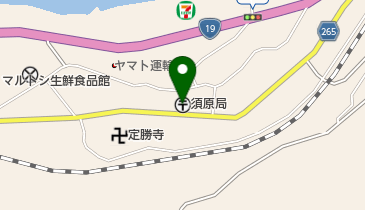 須原郵便局の地図画像