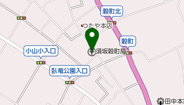 須坂穀町郵便局の地図画像