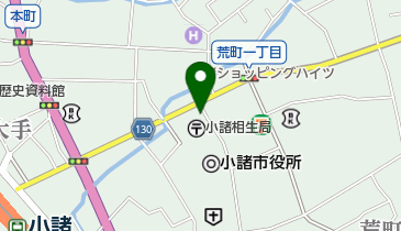 小諸相生郵便局の地図画像