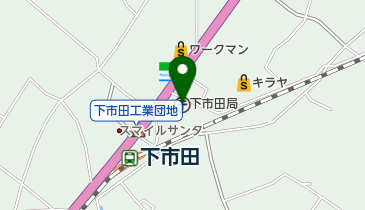 下市田郵便局の地図画像