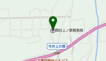 岡谷上ノ原簡易郵便局の地図画像