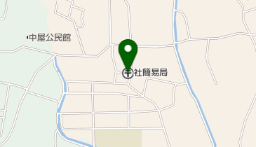 社簡易郵便局の地図画像