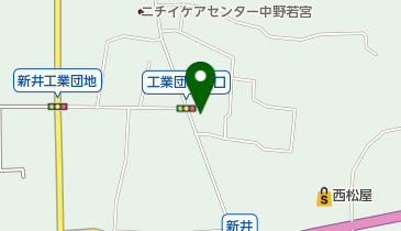 中野北簡易郵便局の地図画像