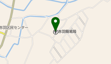 赤羽簡易郵便局の地図画像