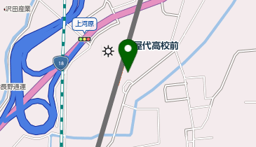 屋代簡易郵便局の地図画像