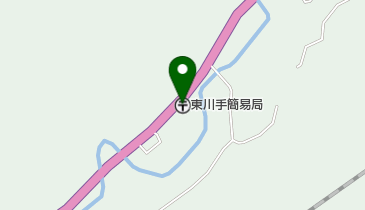東川手簡易郵便局の地図画像