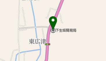 下生坂簡易郵便局の地図画像