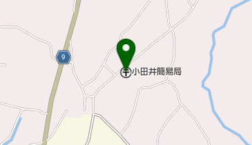 小田井簡易郵便局の地図画像