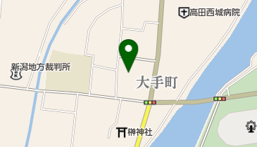 高田郵便局の地図画像