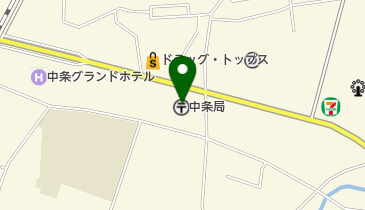 中条郵便局の地図画像