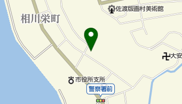 相川郵便局の地図画像