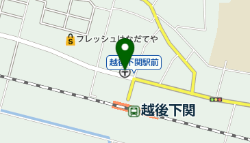 関川郵便局の地図画像