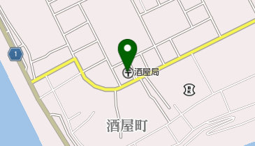 酒屋郵便局の地図画像