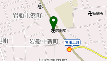 岩船郵便局の地図画像